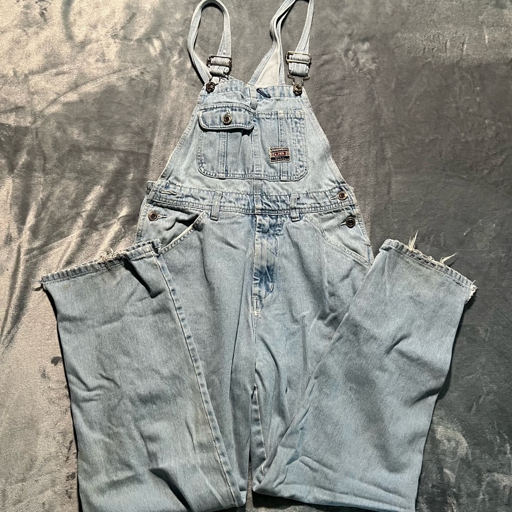 Light Blue Denim Overalls